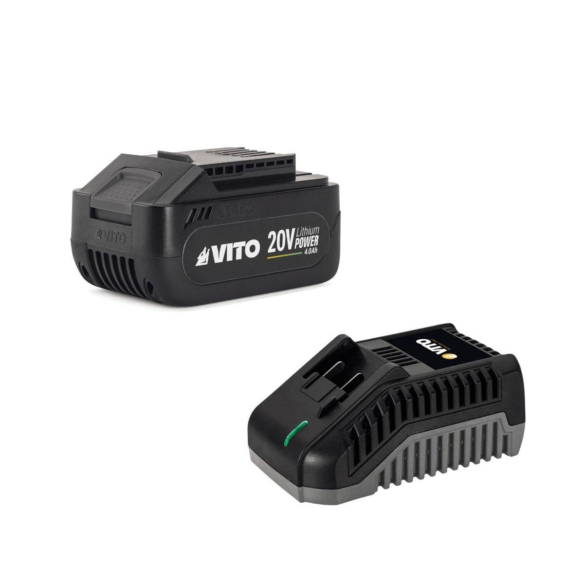 Coupe Bordure sans fil 20V + Batterie lithium 4AH + Chargeur + Jeu de 20 lames coupantes VITO - Imagen 3
