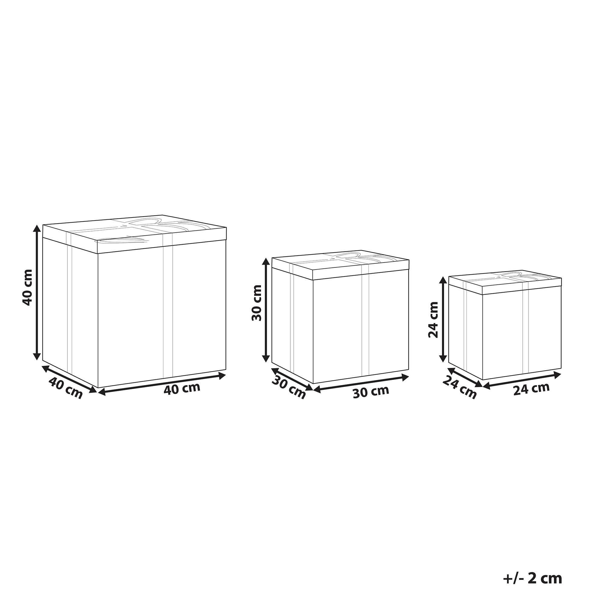 Beliani - Corbeille Rotin Naturel CADEAU - Beliani - Imagen 3