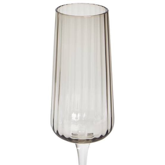 Beliani - Verrerie Verre Gris QUARTZ - 5x5x25- Beliani - Image 6