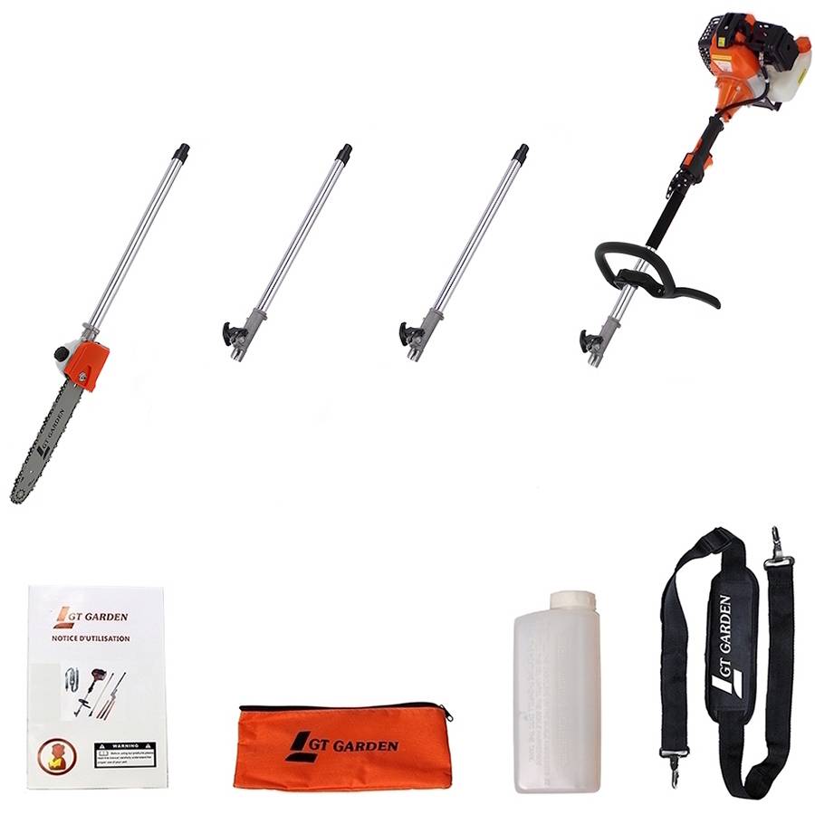 Gt Garden - Élagueuse thermique sur perche, 52 cm3, 3 CV, longueur 4.15 mètres - GT GARDEN - Image 6