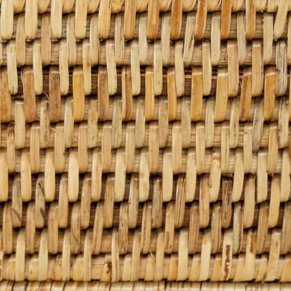 Aubry Gaspard - Panier de rangement en rotin naturel 24 x 19 x 13 cm - Imagen 3