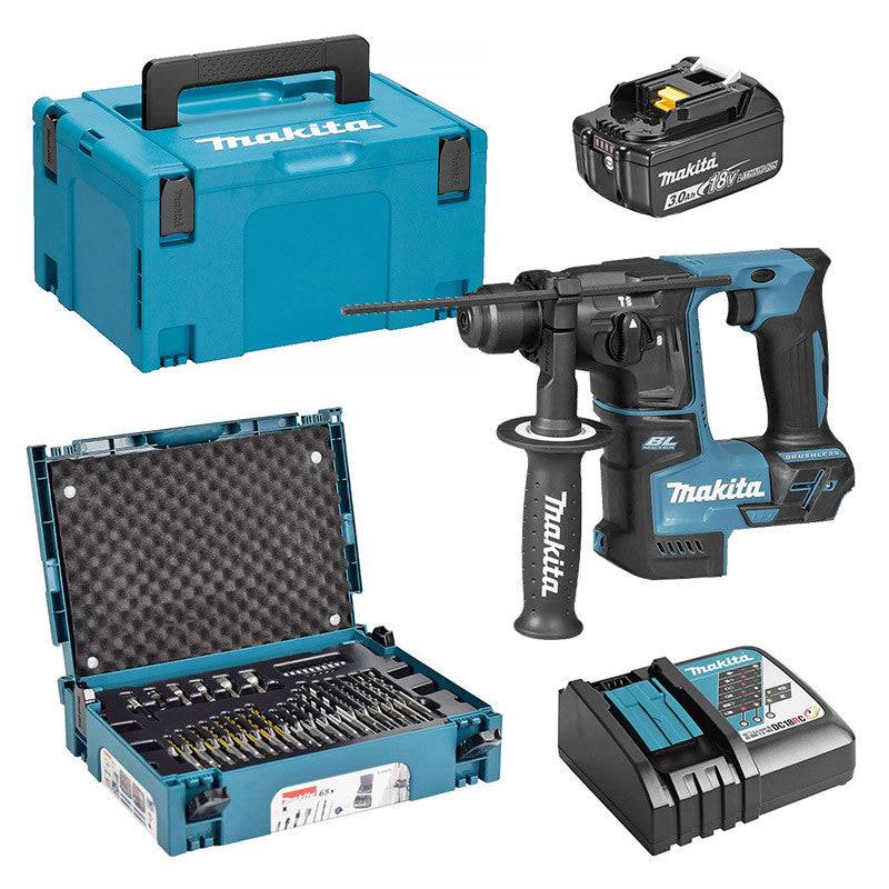 Makita - Perforateur MAKITA DHR171FJX1 SDS-Plus 18V (1 x 3Ah) Li-Ion 17mm + Coffret 65 pièces Makita - Imagen 1