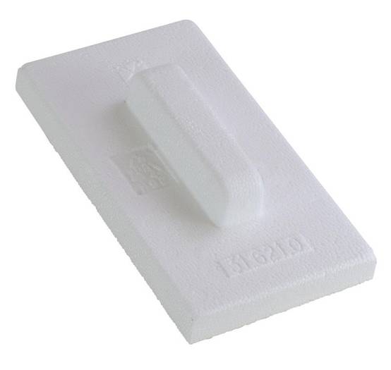 Frottoir en polystyrène expansé monobloc pour lissage du béton - Mondelin - Image 1