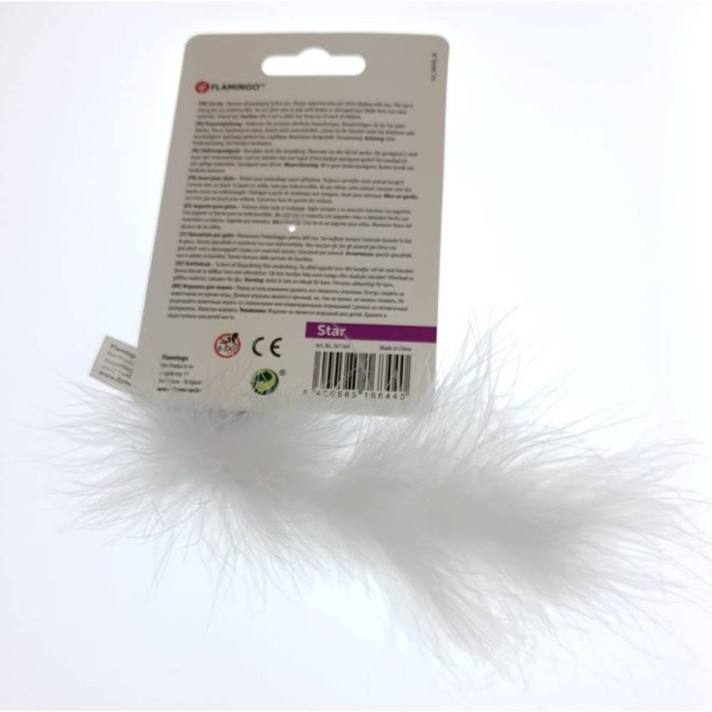 Jouet Etoile Medy bleu taille 7 x 19 cm pour chat - Imagen 2