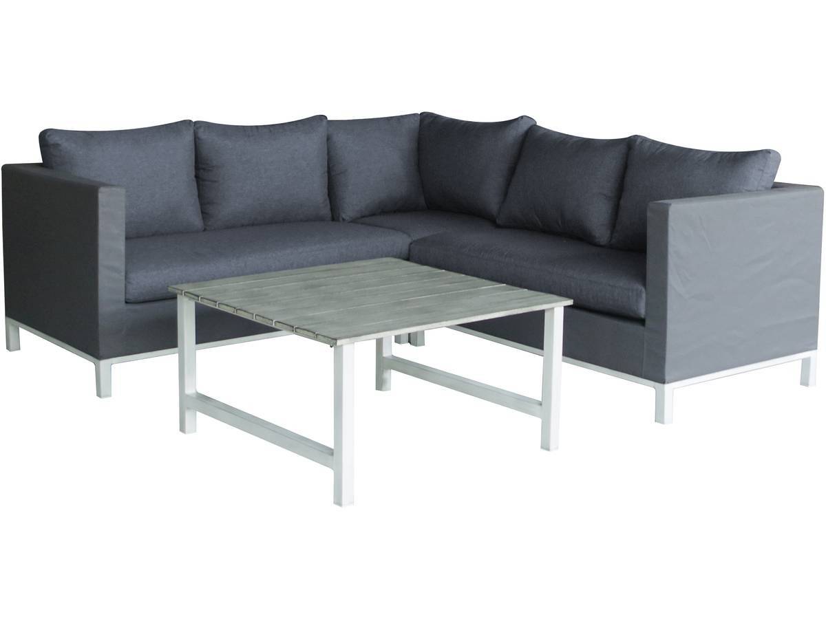 Habitat Et Jardin - Salon De Jardin En Aluminium "turin" - Phoenix - Gris -habitat Et Jardin - Imagen 1