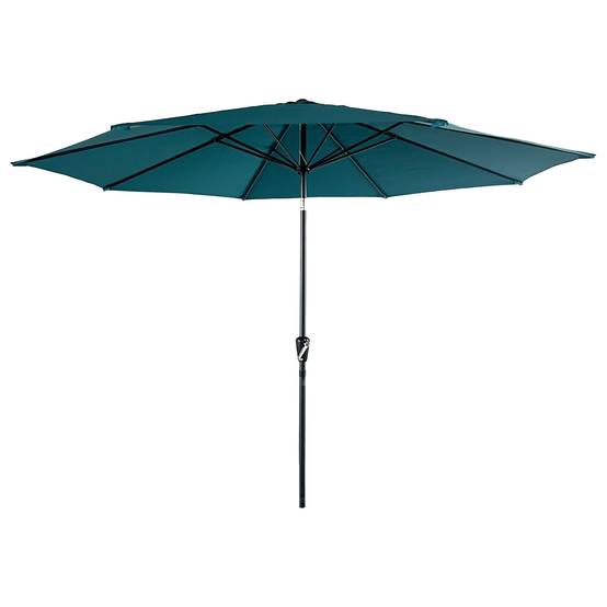 Happy Garden - Toile pour parasol droit HAPUNA rond 3,30m de diamètre bleu - HAPPY GARDEN - Image 3