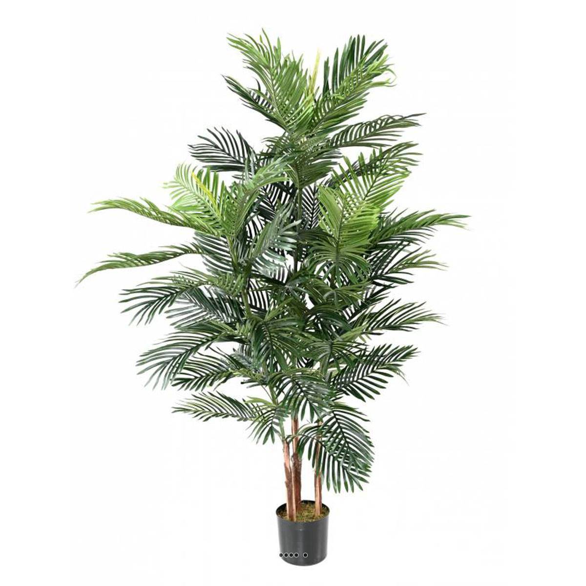 Artificielles - Joli palmier areca artificiel en pot multitroncs H 150 cm Vert - dimhaut: H 150 cm - couleur: Vert