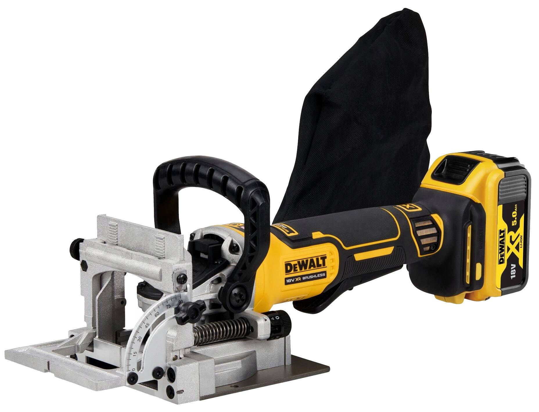 Dewalt - Fraiseuse à lamelles 18V XR Brushless + 2 batteries 5Ah + chargeur + coffret T-STAK - DEWALT - DCW682P2-QW - Imagen 2