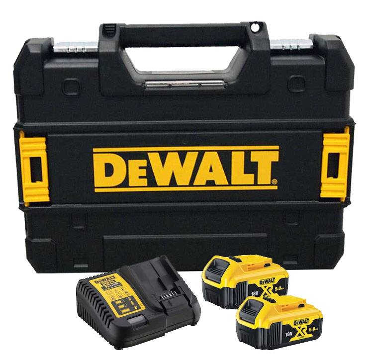 Dewalt - Fraiseuse à lamelles 18V XR Brushless + 2 batteries 5Ah + chargeur + coffret T-STAK - DEWALT - DCW682P2-QW - Imagen 3