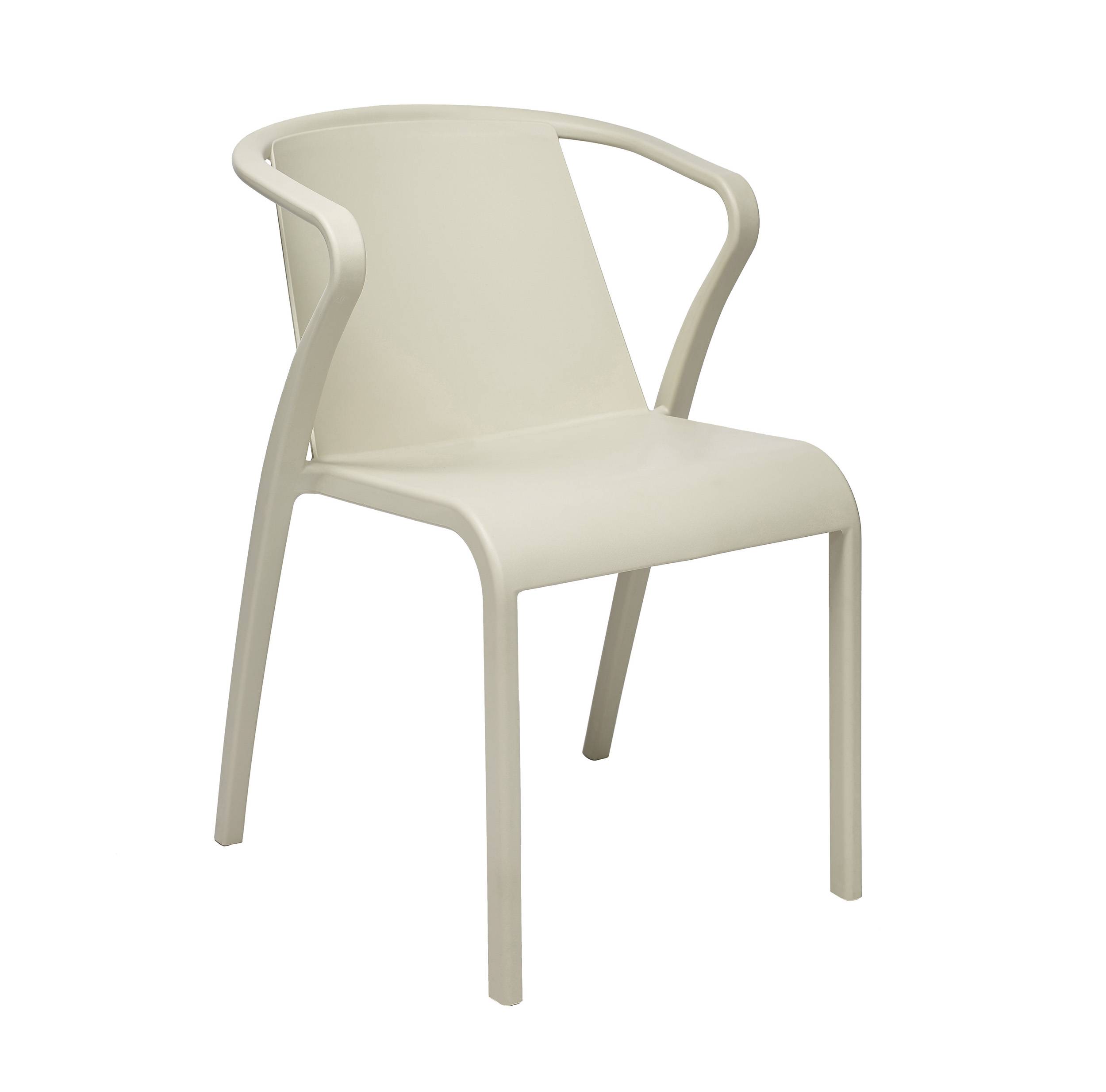 Fauteuil de jardin FADO en Polypropylène sable - EZPELETA - Imagen 5