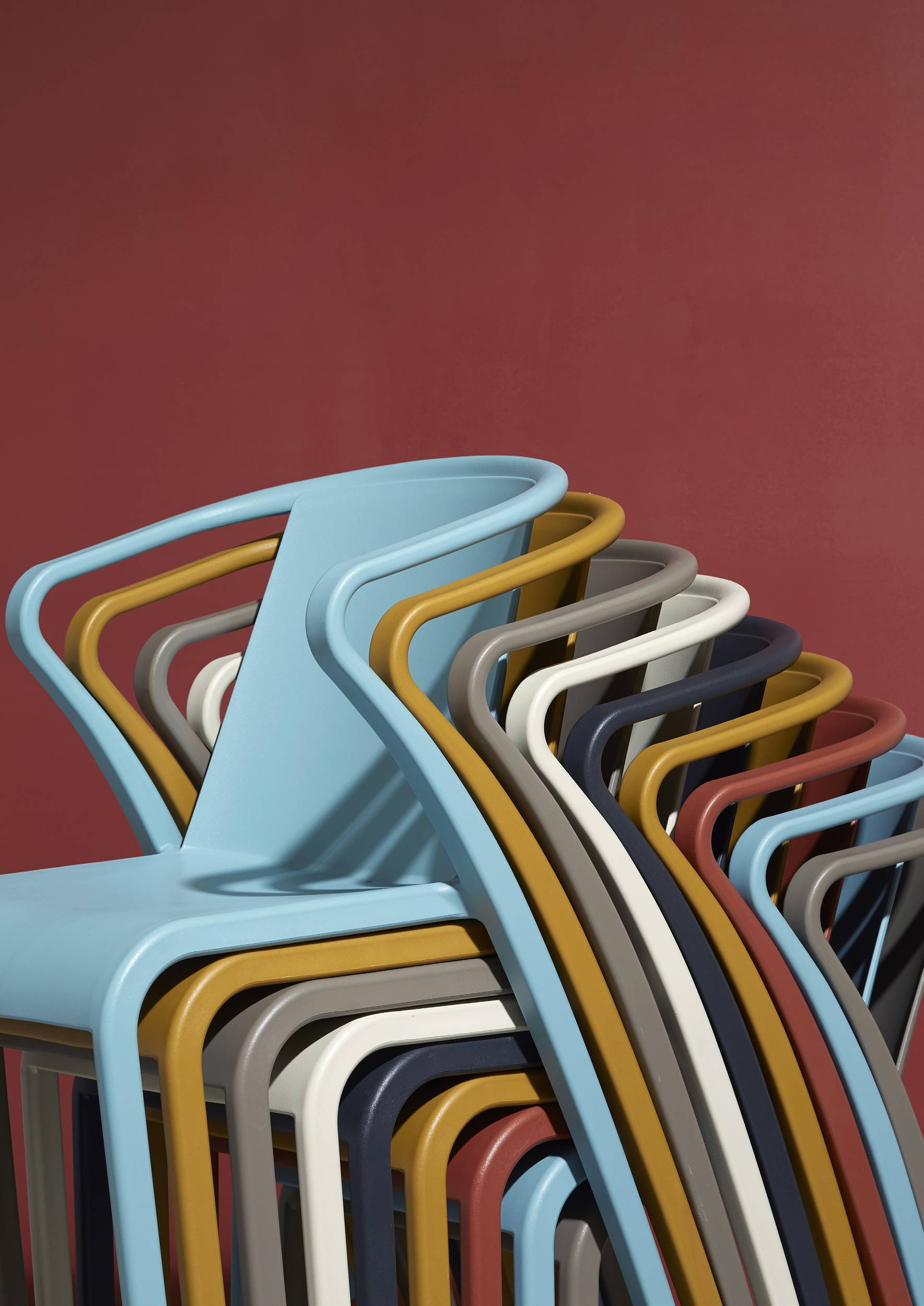 Fauteuil de jardin FADO en Polypropylène sable - EZPELETA - Imagen 6