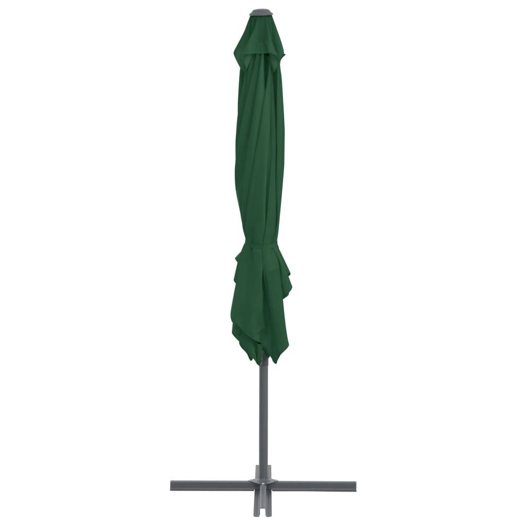 Helloshop26 - Parasol avec base portable 2,5 x 2,5 m vert - Imagen 4