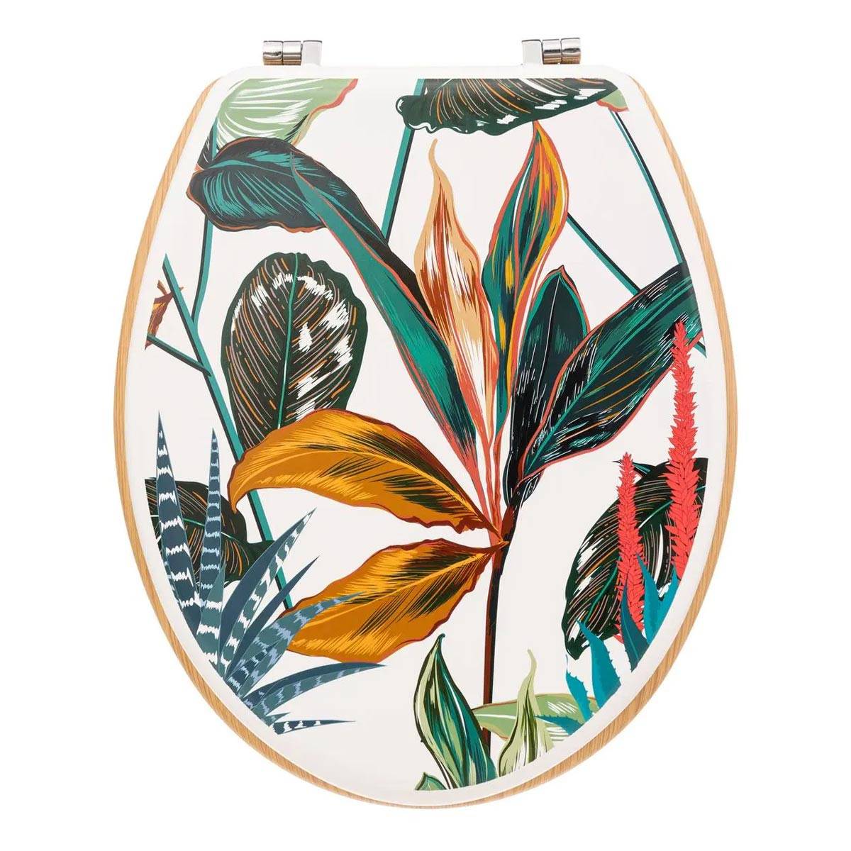 Abattant WC Imprimé "Palawan" 42cm Multicolore - Image 1