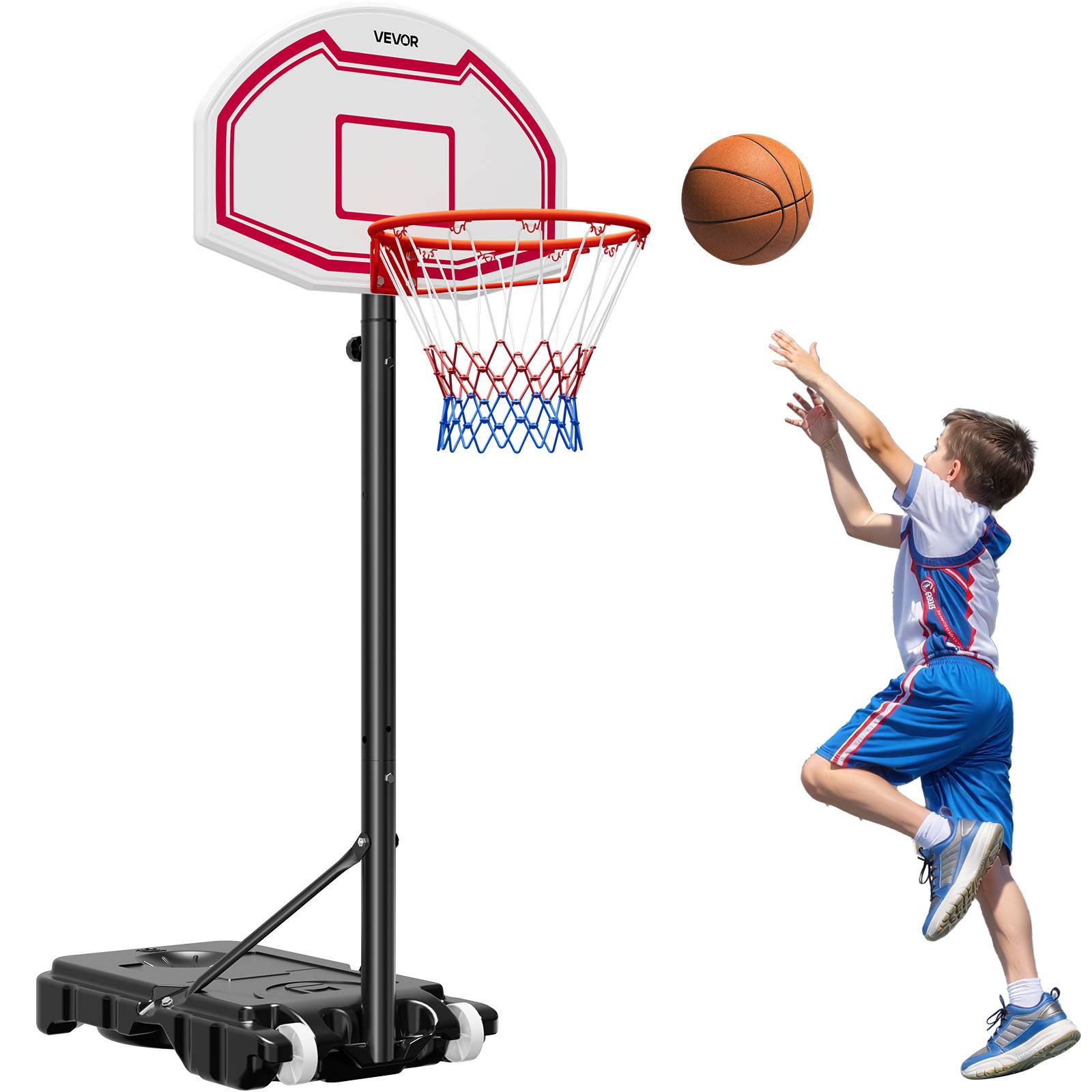 Vevor - VEVOR Panier de basket portable réglable 1,6–2,1 m, base remplissable - Image 1