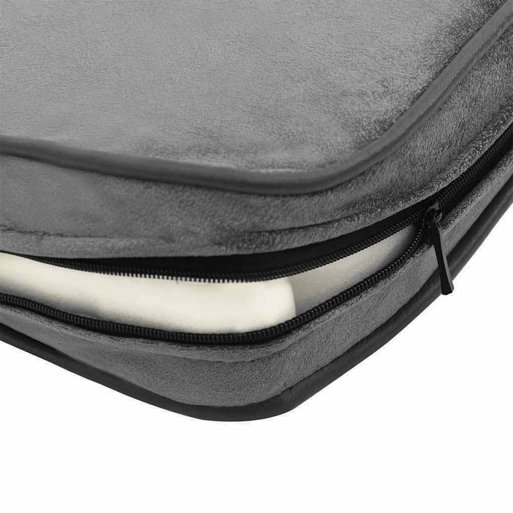 Vidaxl - Canapé pour chien Gris foncé 72x45x30 cm Peluche vidaXL 171039 - Imagen 4