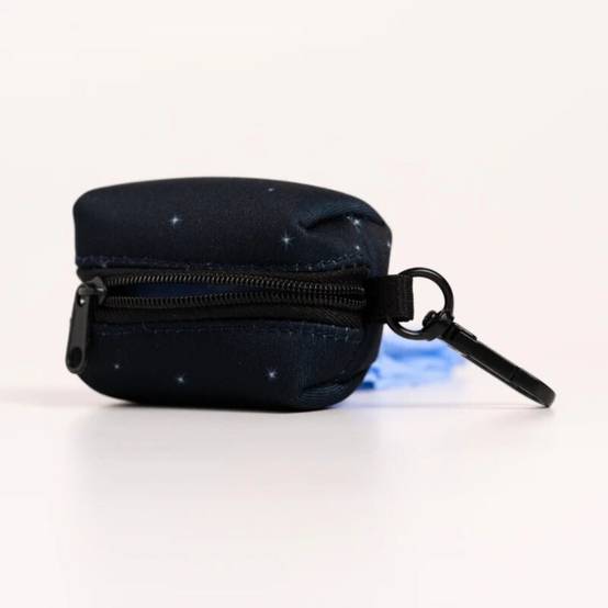 Distributeur de sacs à crottes (rouleau inclus) - Bleu Nuit – On se la Pet - Image 2