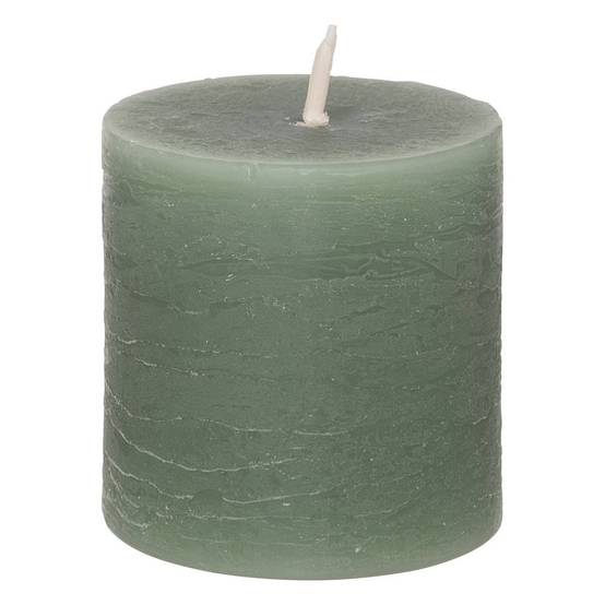 Atmosphera - Lot de 4 bougies rustiques 60g vert eucalyptus - Atmosphera Créateur d'intérieur - Image 1