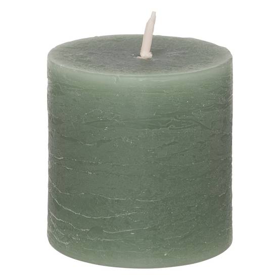 Lot de 4 Bougies décoratives Votive Rustique Vert Eucalyptus D 4.5 cm - Image 2