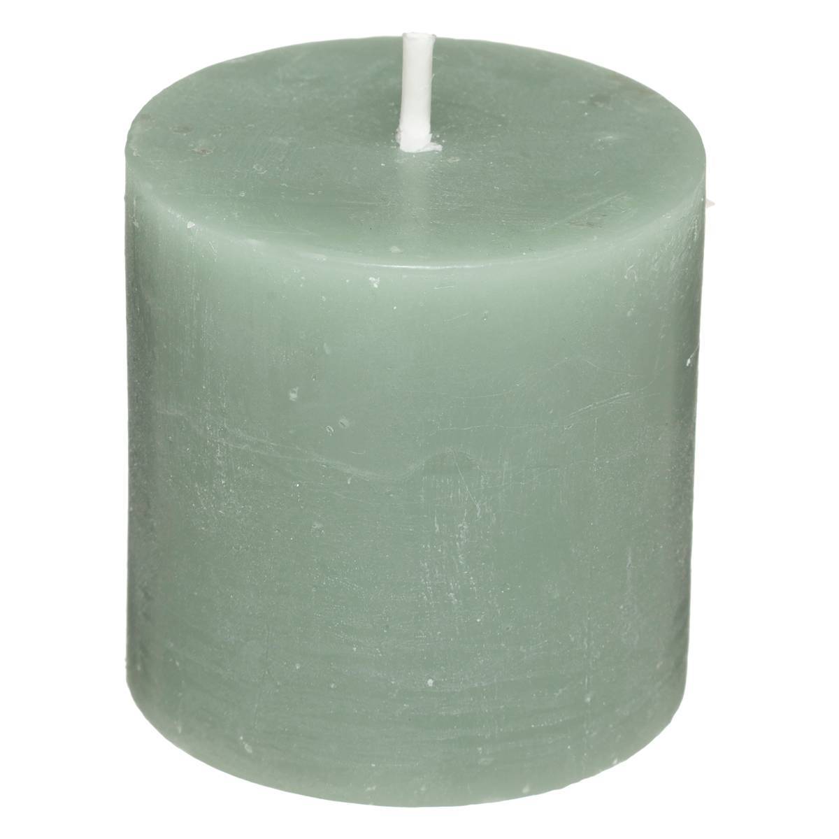 Atmosphera - Lot de 4 bougies rustiques 60g vert eucalyptus - Atmosphera Créateur d'intérieur - Imagen 4