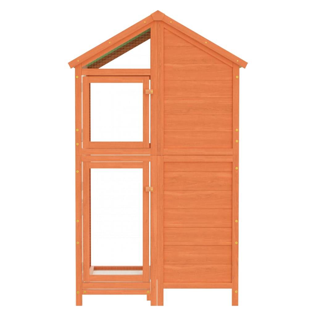 Grande volière d'extérieur en bois de pin massif pour jardin 152 cm – ComfortXL Pet Living - Image 3