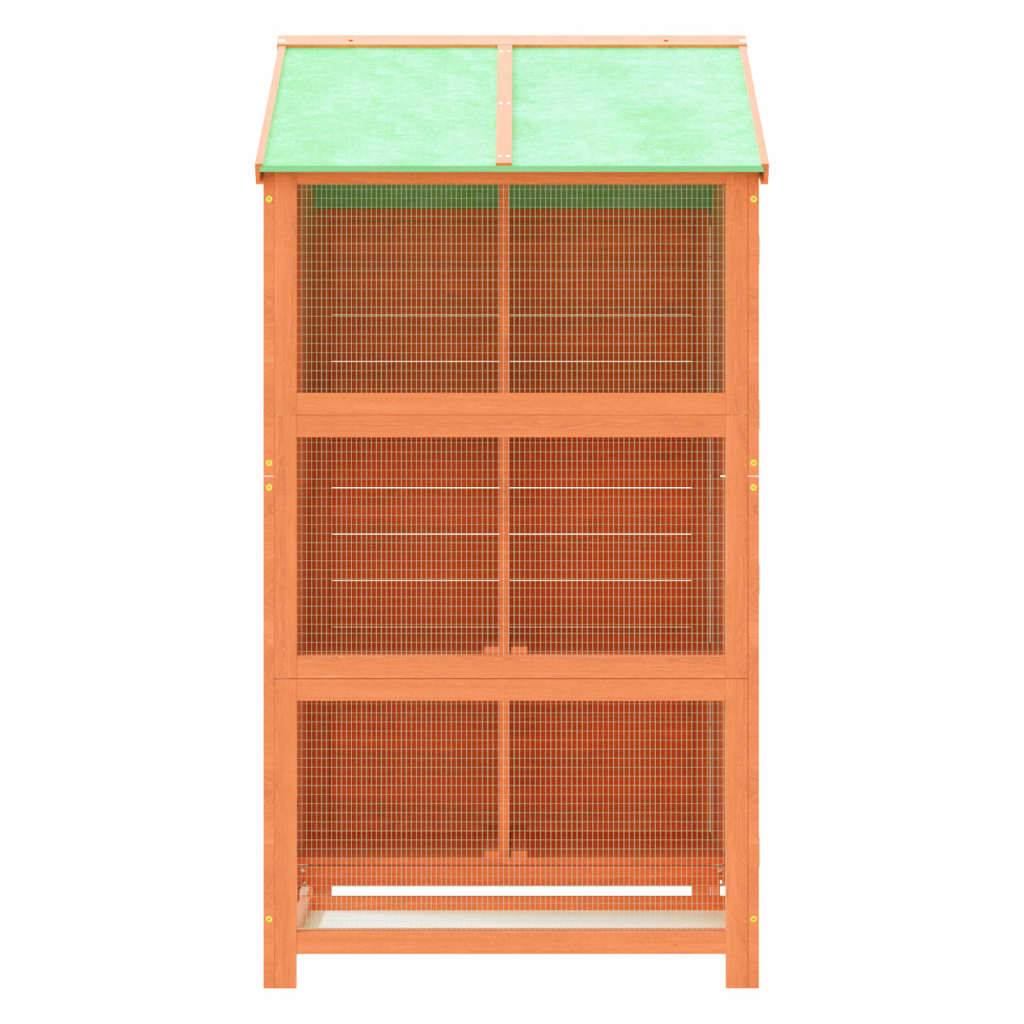 Grande volière d'extérieur en bois de pin massif pour jardin 152 cm – ComfortXL Pet Living - Image 5