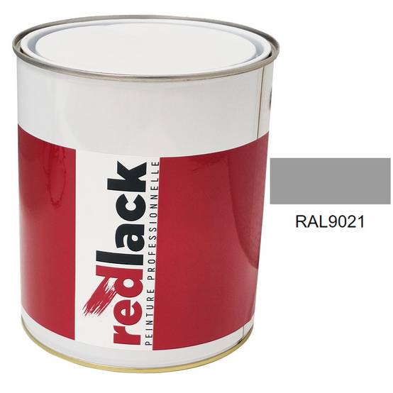 Peinture Noir Camouflage Otan Goudron RAL 9021 Satiné multisupport 3L Redlack - Image 1