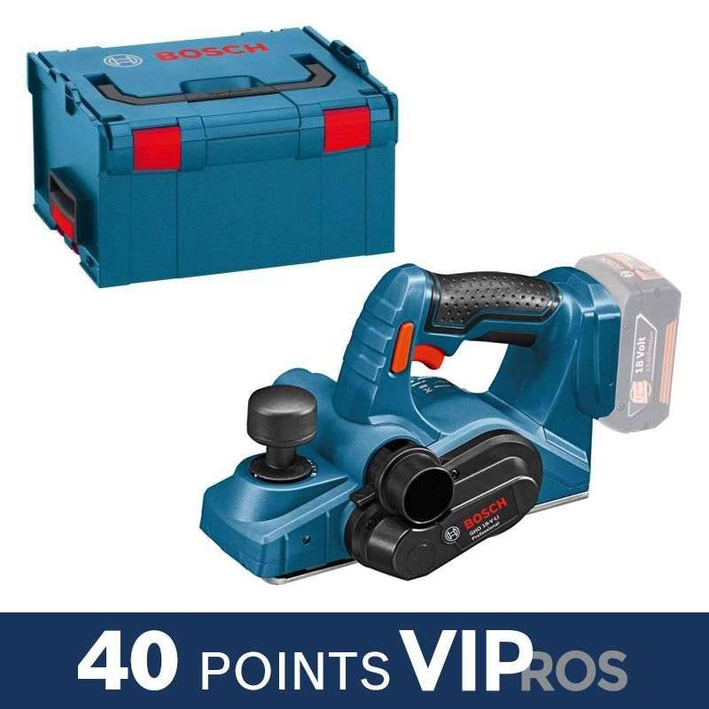 Bosch - Rabot sans fil GHO 18 V-LI - BOSCH -Sans chargeur ni batterie - L-Boxx - 06015A0300 - Imagen 3
