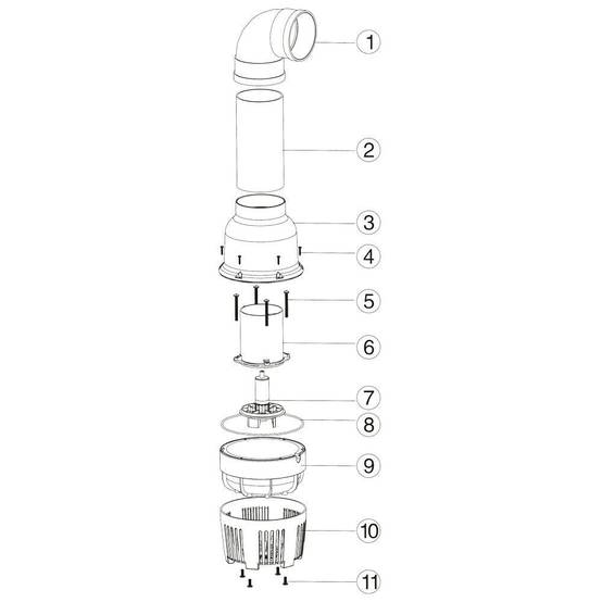 Helloshop26 - Pompe à eau de bassin filtre filtration cours d'eau eco aquarium petit étang eco à haut rendement 26000 litres par heure 135 Watts - Imagen 4