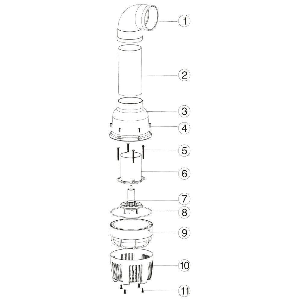 Helloshop26 - Pompe à eau de bassin filtre filtration cours d'eau eco aquarium petit étang eco à haut rendement 26000 litres par heure 135 Watts - Imagen 4