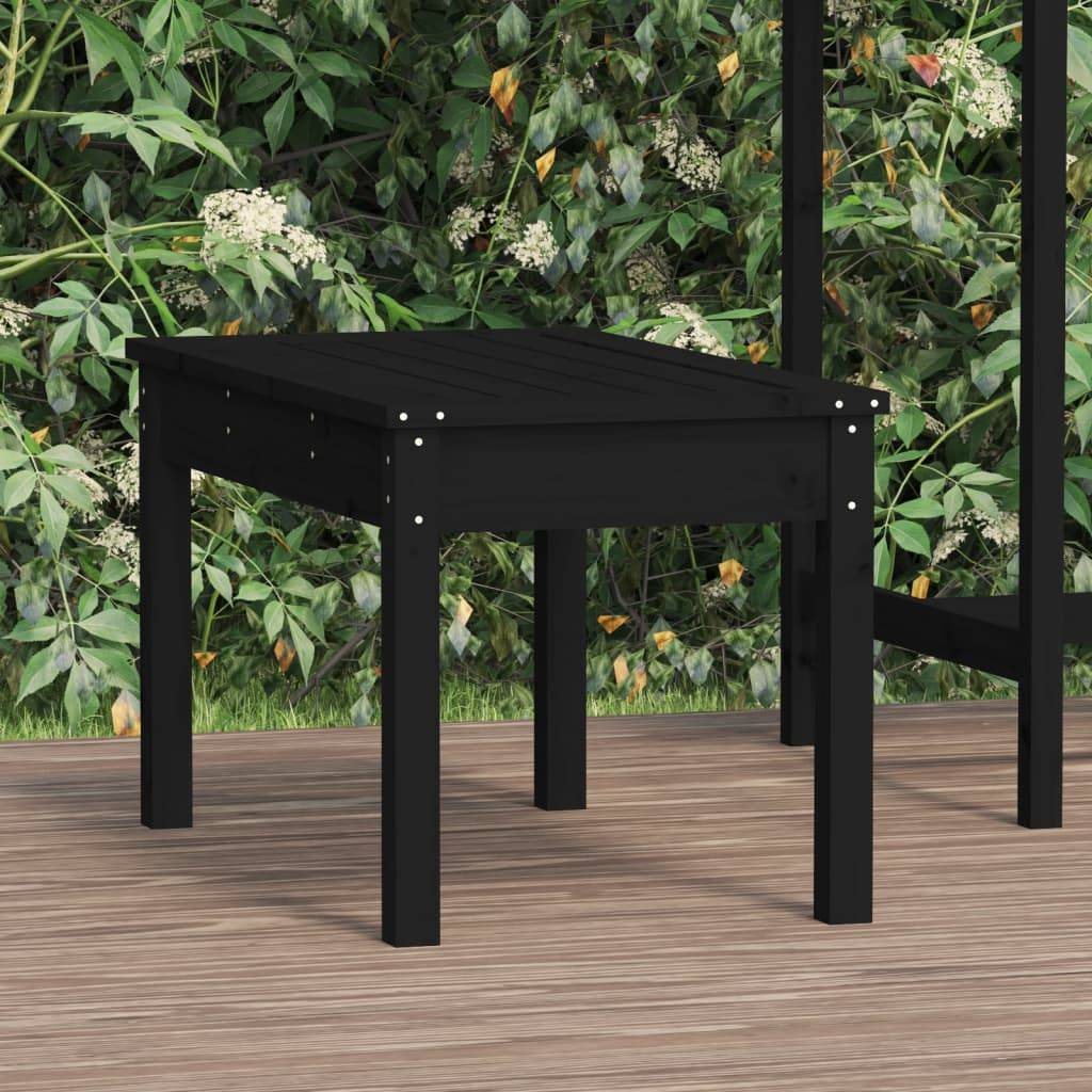 PANGIVO - Banc de jardin bois de pin noir 80 x 44 x 45 cm - PANGIVO - Image 1