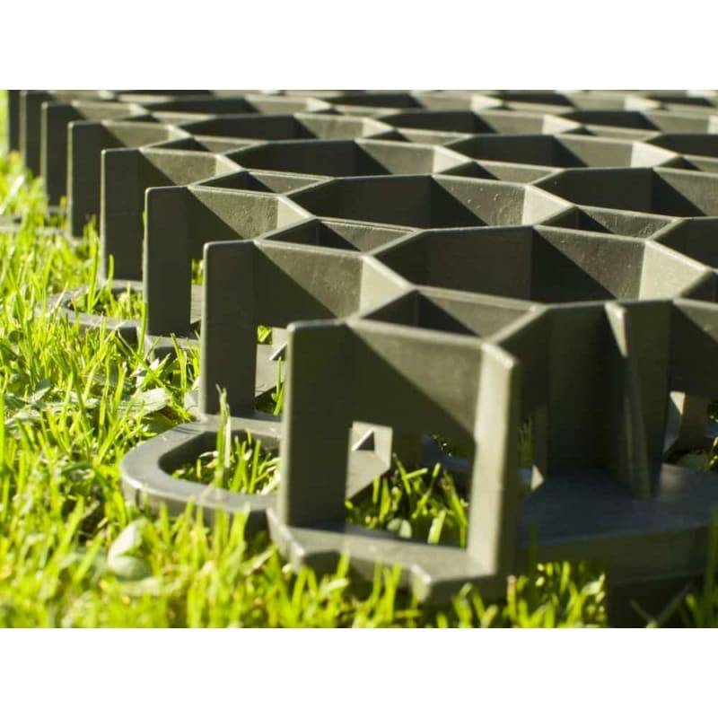 Dalles gazon, plaque gazon, stabilisateur de gravier, RKP1, env. 49,2x49,2x3,9cm, vert - Image 3