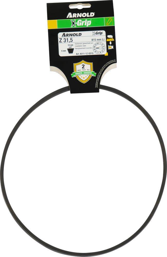 Arnold - Courroie trapézoïdale X-Grip V de type Z 31,5 Arnold - Imagen 1