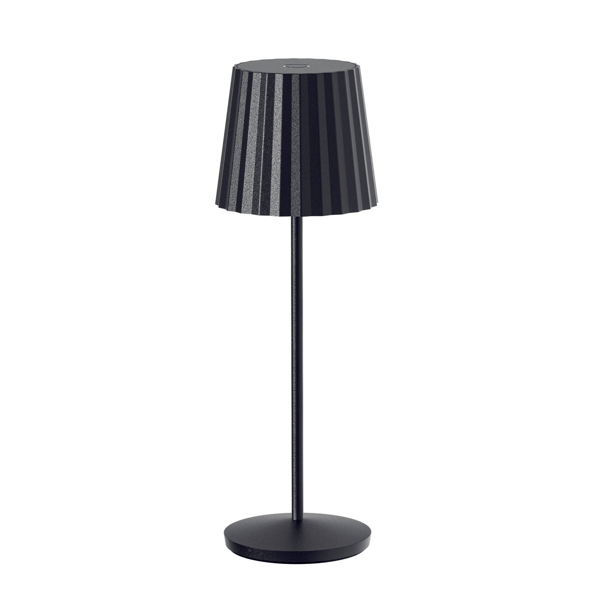 Lumisky - Lampe de table sans fil ABBY Noir H30cm - Imagen 1