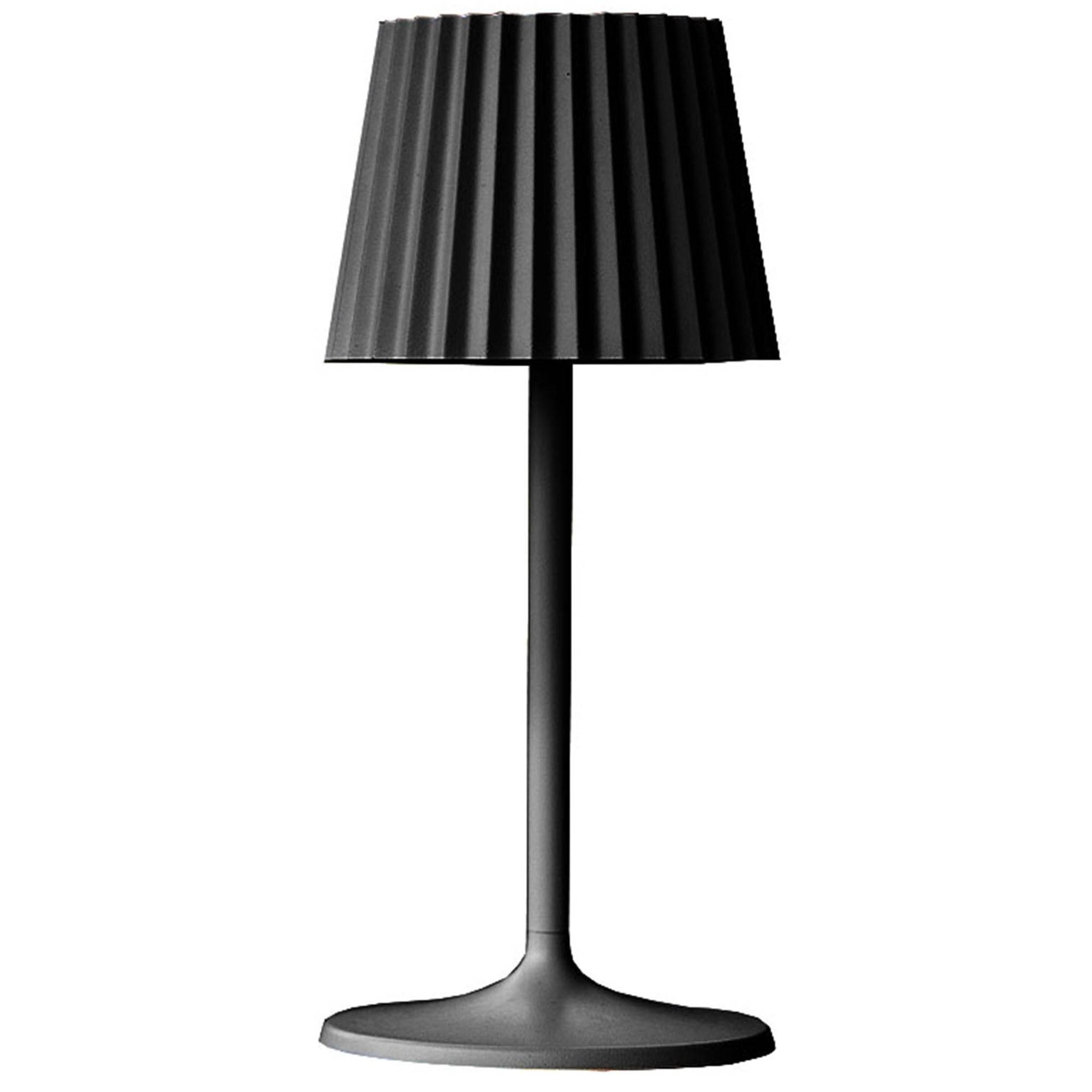 Lumisky - Lampe de table sans fil ABBY Noir H30cm - Imagen 1