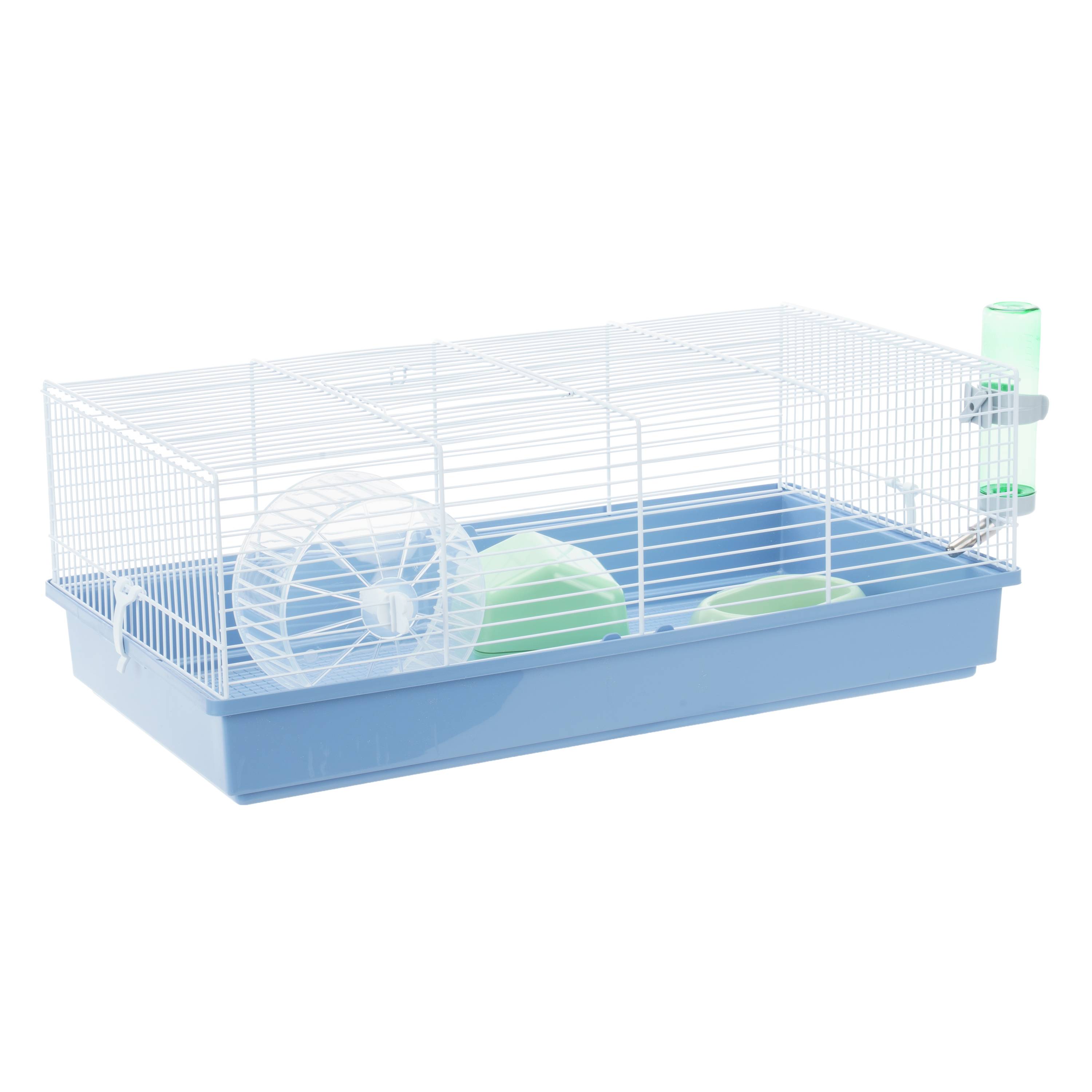 Ferplast - FERPLAST Cage pour Rongeurs CRICETI 11 pour Hamsters, en Métal, Accessoires inclus : Mangeoire, Abreuvoir, Maison, Roue. 57.5x31xh21.5cm - Imagen 7