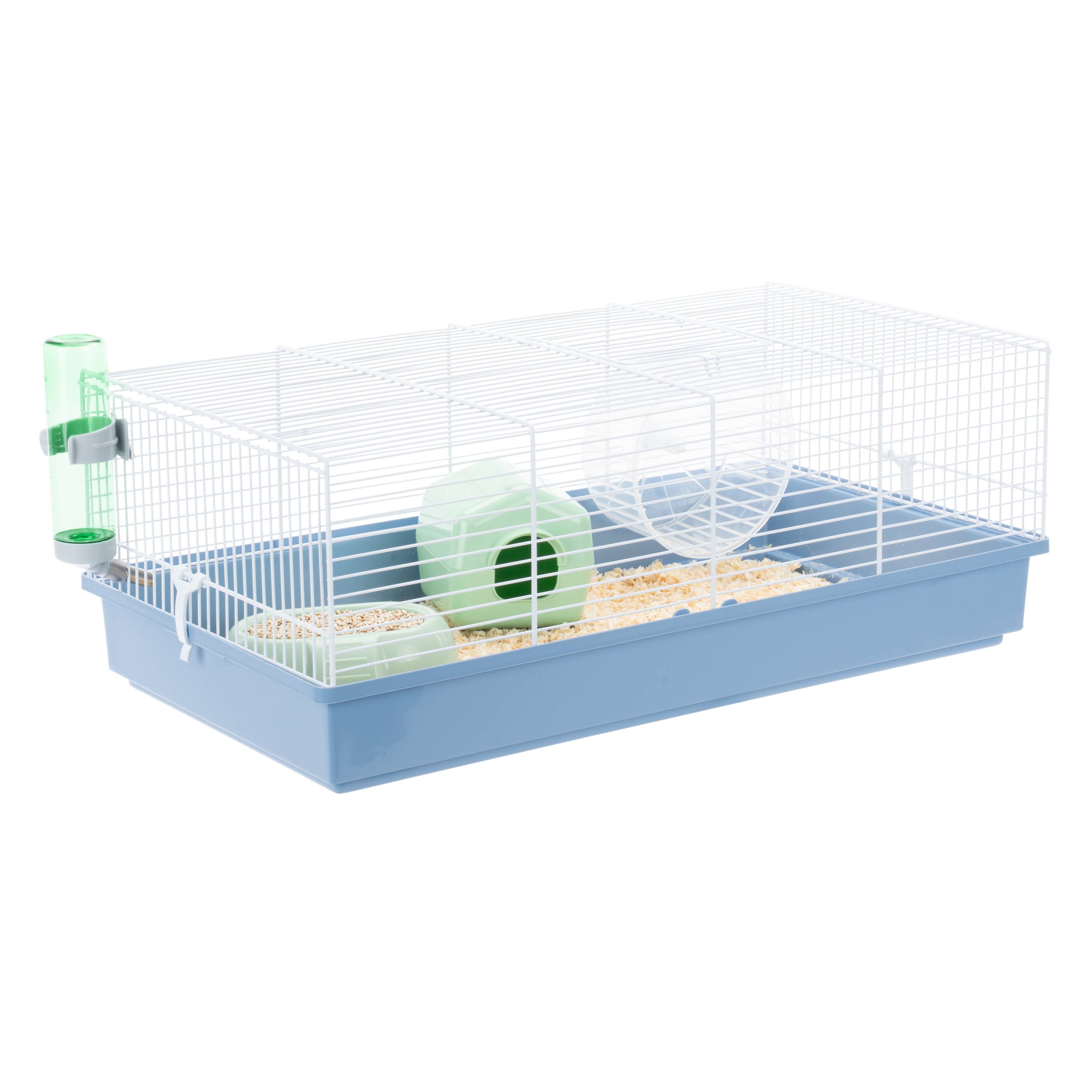 Ferplast - FERPLAST Cage pour Rongeurs CRICETI 11 pour Hamsters, en Métal, Accessoires inclus : Mangeoire, Abreuvoir, Maison, Roue. 57.5x31xh21.5cm - Imagen 1