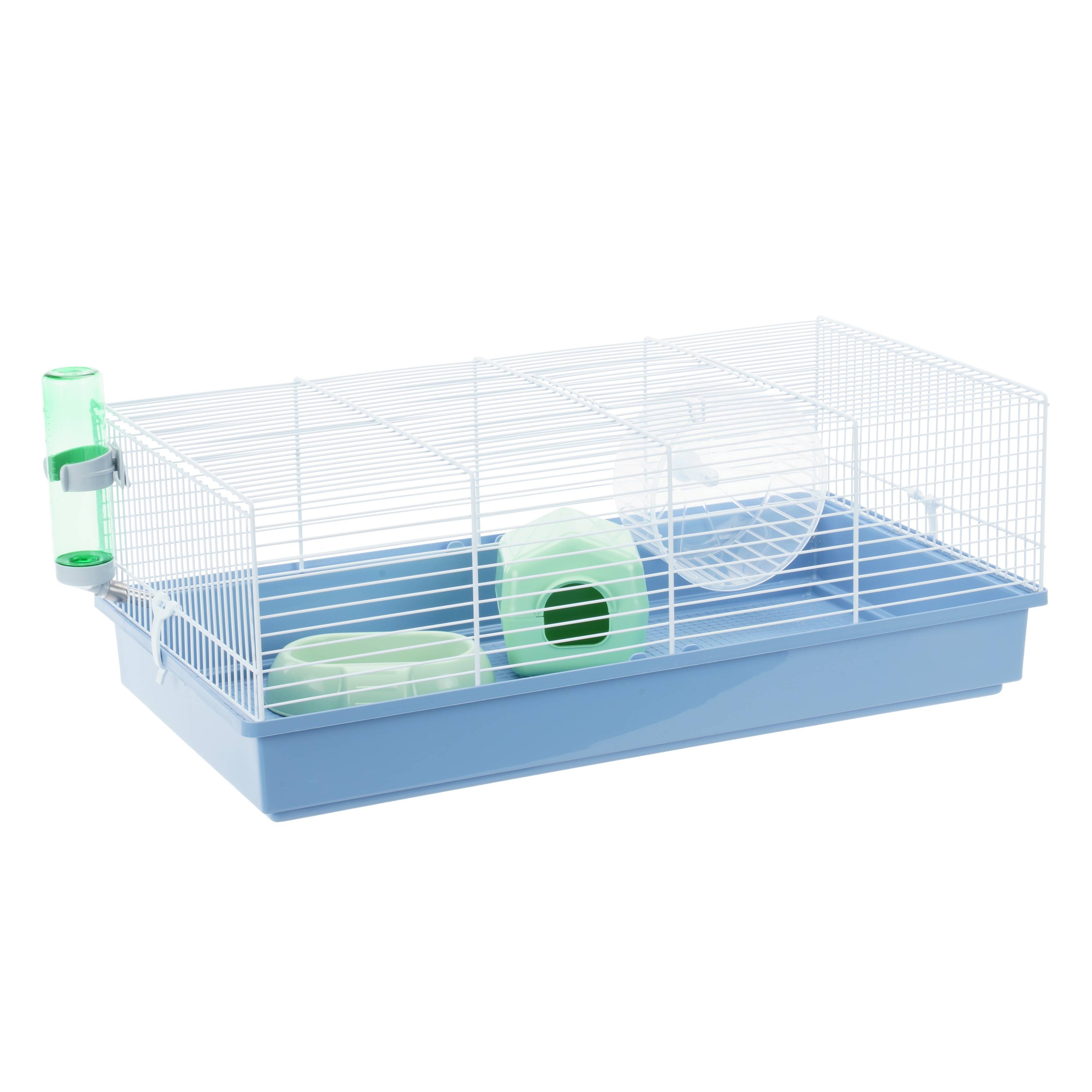 Ferplast - FERPLAST Cage pour Rongeurs CRICETI 11 pour Hamsters, en Métal, Accessoires inclus : Mangeoire, Abreuvoir, Maison, Roue. 57.5x31xh21.5cm - Imagen 5