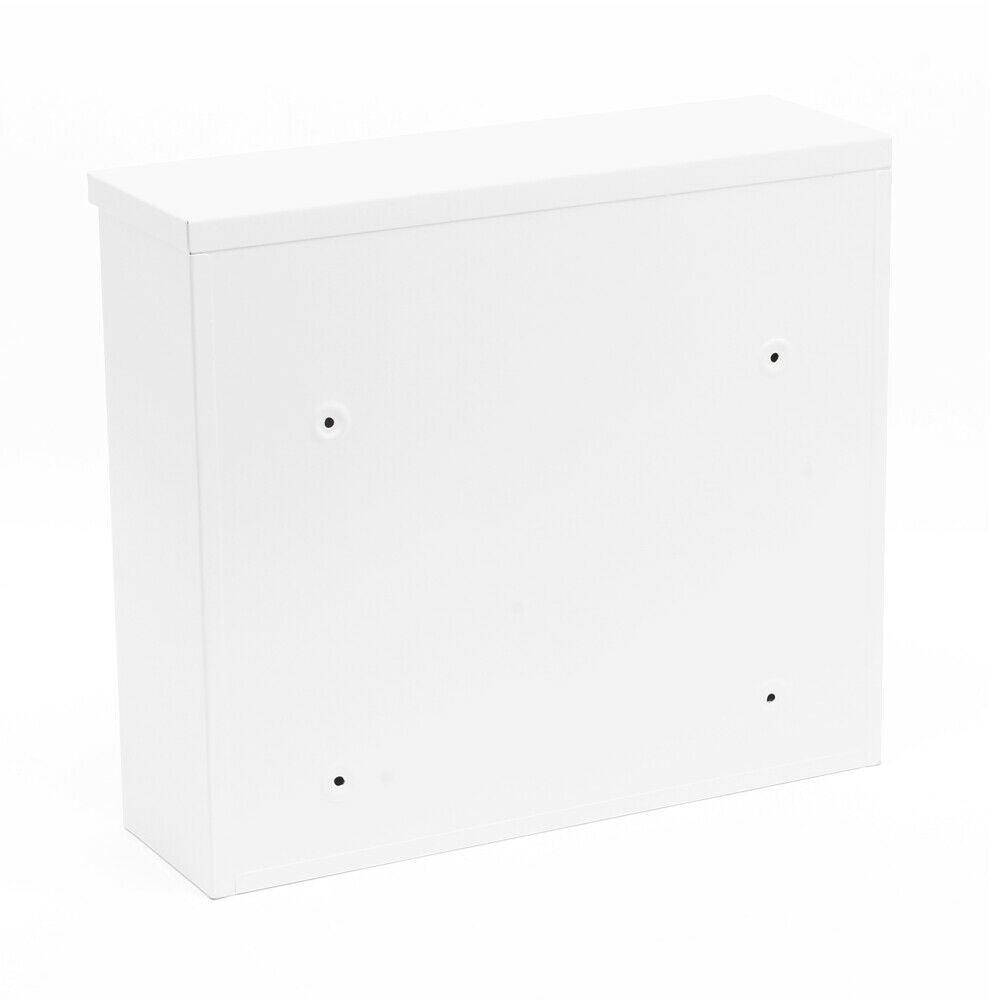 Helloshop26 - Boite postale boite aux lettres murale design avec clés 36 x 32 x 11,5 cm blanc - Imagen 4