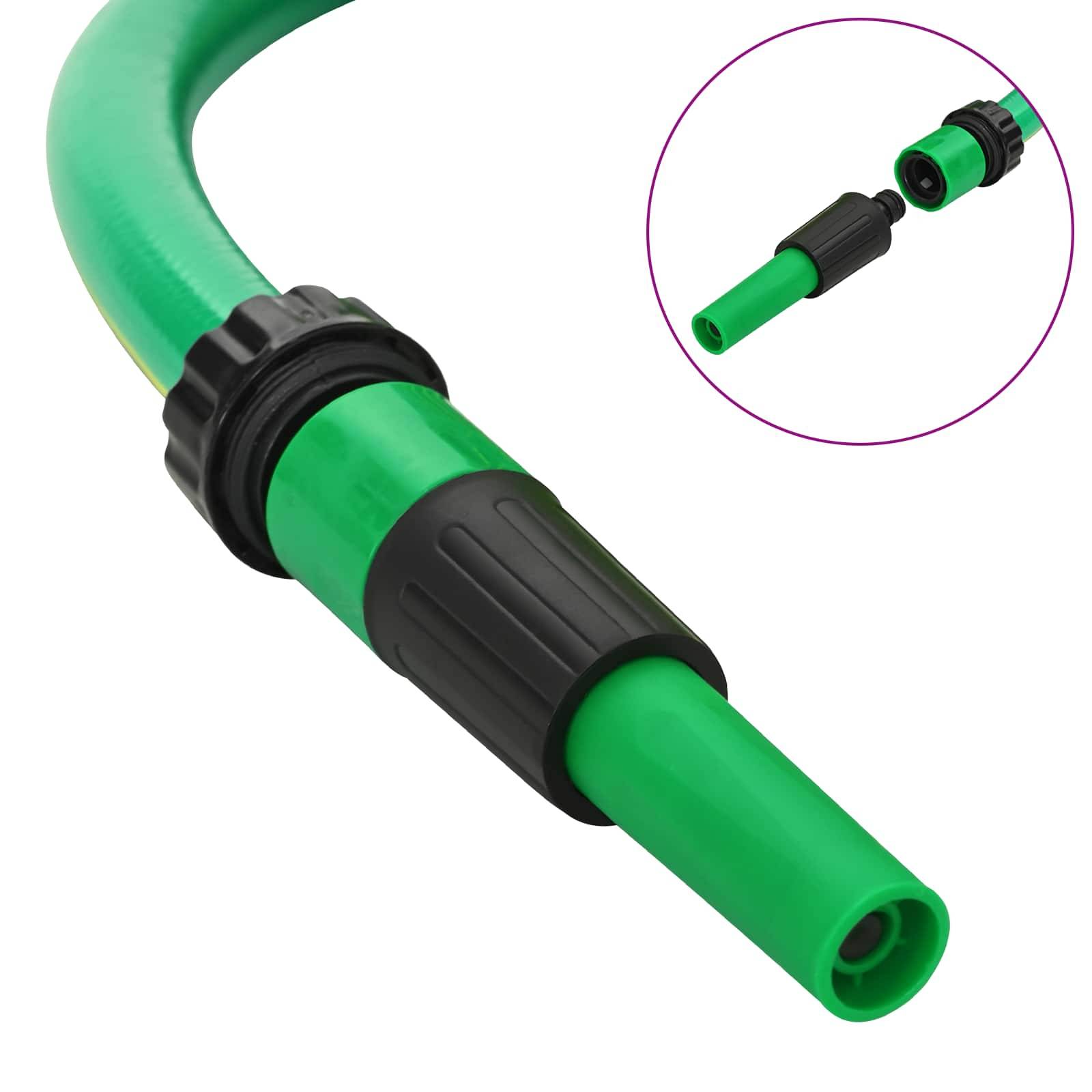 Vidaxl - Tuyau de jardin 5 couches Vert et jaune 3 / 4'' 100 m PVC vidaXL 42035829 - Image 9