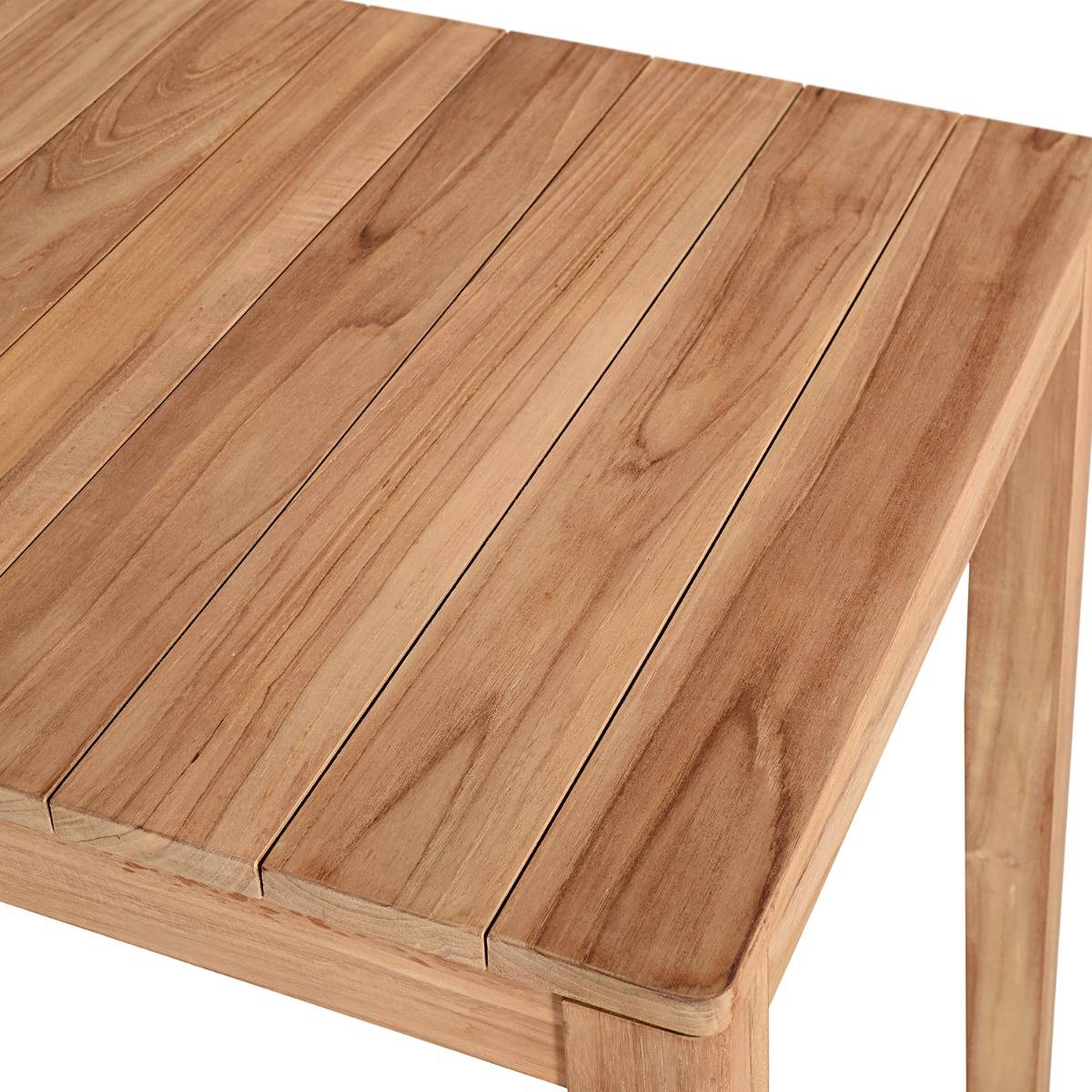 Teck'Attitude - Table haute en teck massif 120 cm Sarina - TECK'Attitude - Image 4