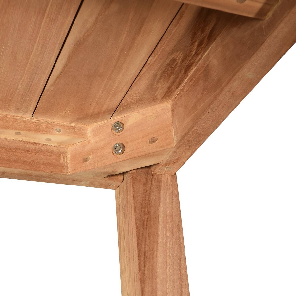 Teck'Attitude - Table haute en teck massif 120 cm Sarina - TECK'Attitude - Image 6