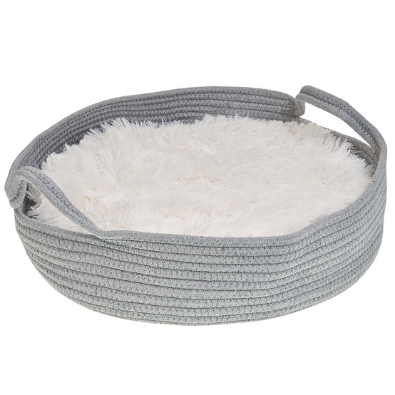 Beliani - Lit pour animal Coton Gris DALAMAN - 45x45x10- Beliani - Image 2