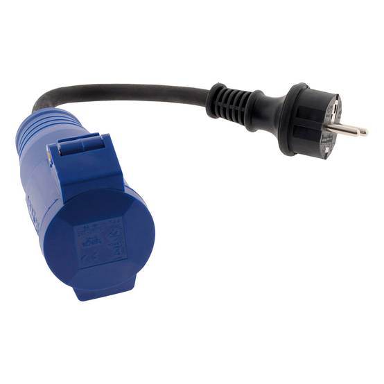 Zenitech - Adapteur caravane femelle CEE17 en mâle 16A