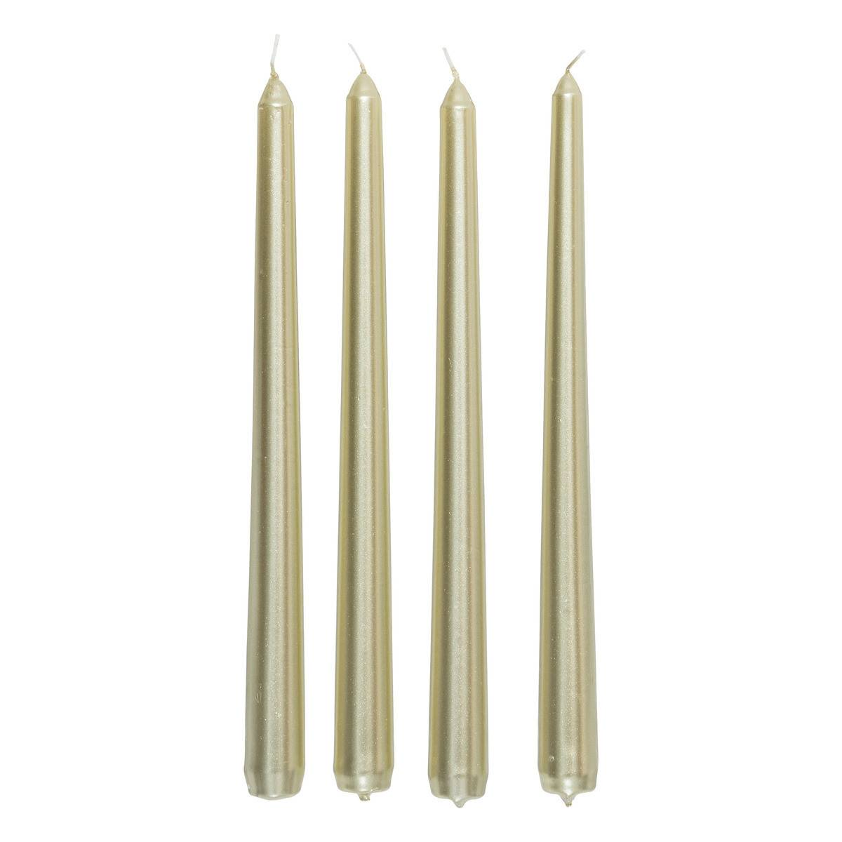 Lot de 4 Bougies Satin OR 192G - Image 1
