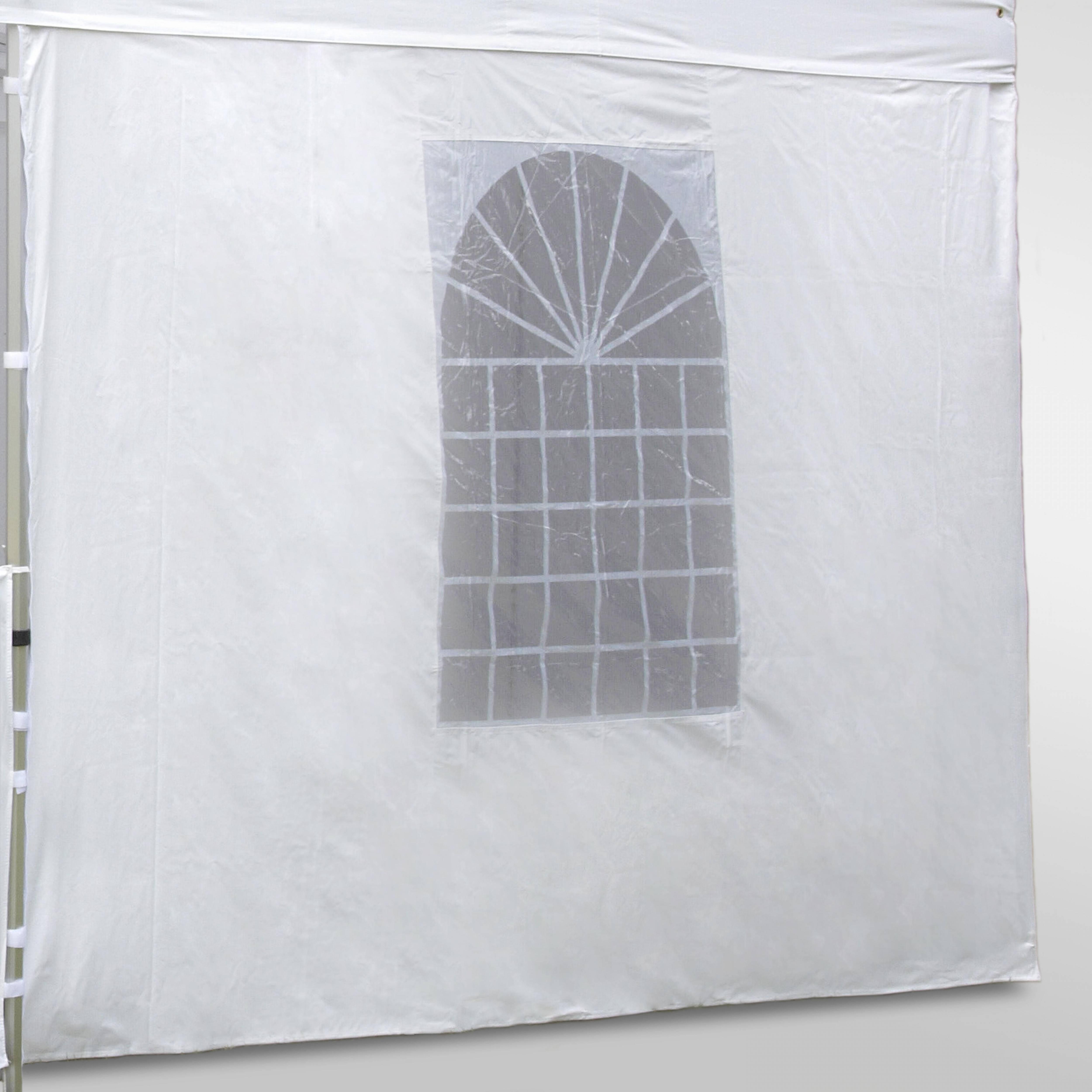 Oviala - Mur fenêtre pour tente pliante pro 50mm blanc 3m  - Oviala - Imagen 3