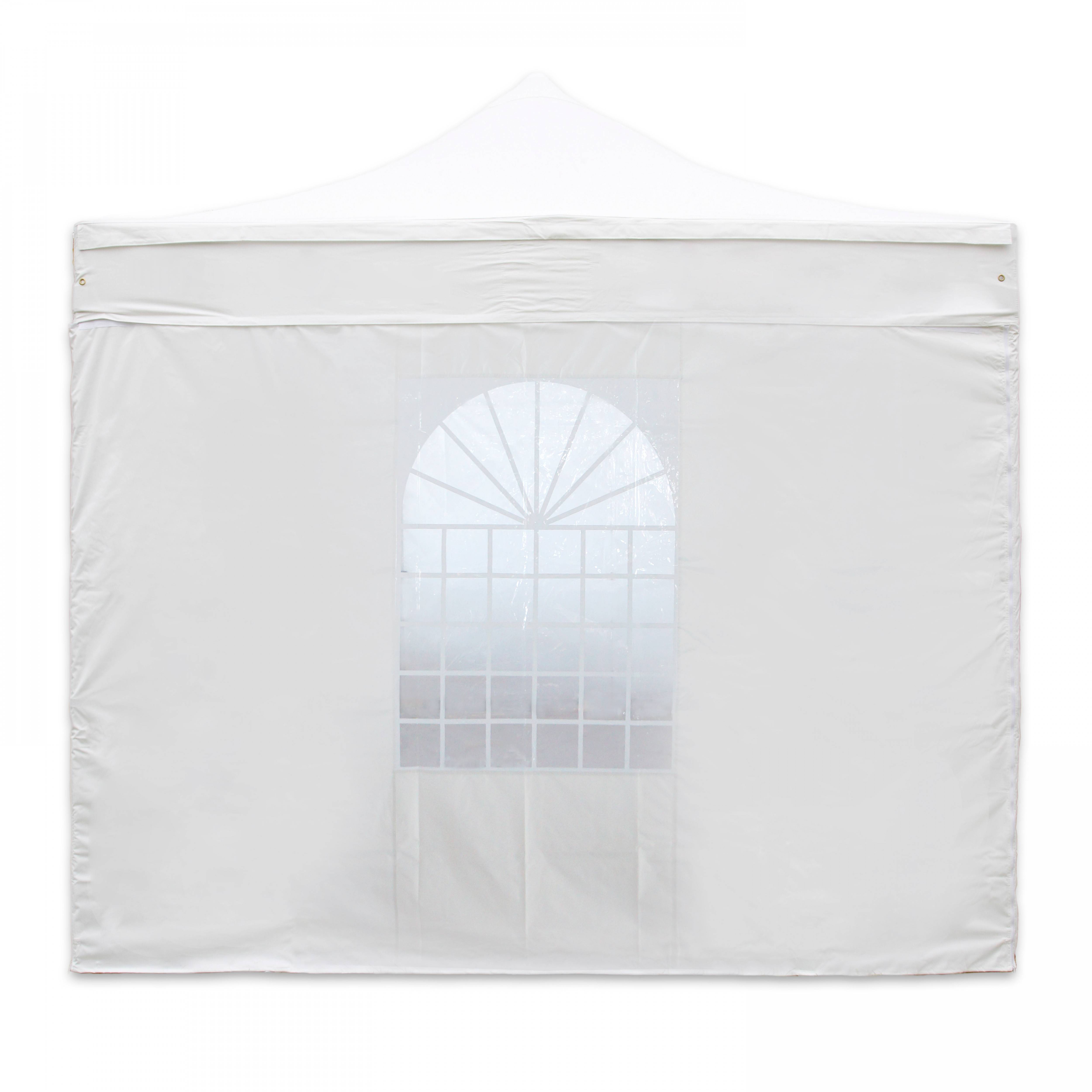 Oviala - Mur fenêtre pour tente pliante pro 50mm blanc 3m - Oviala - Imagen 1