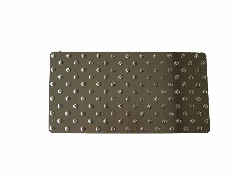 Bande éveil de vigilance Métal Waccess WATTELEZ 420x825 mm - Aluminium brut - 630155 - Imagen 1
