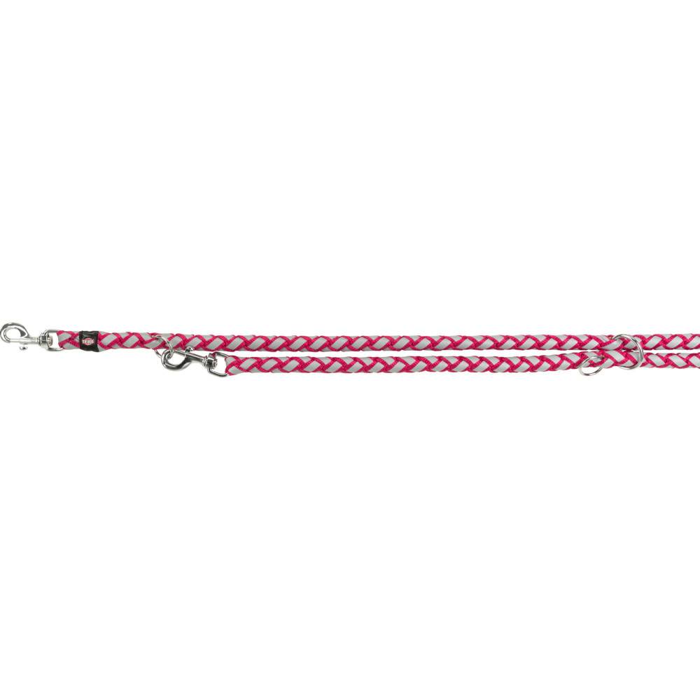 Trixie - Trixie - Laisse Cavo Reflect ø12mm x 2 M Fushia réglable pour chien - Imagen 5