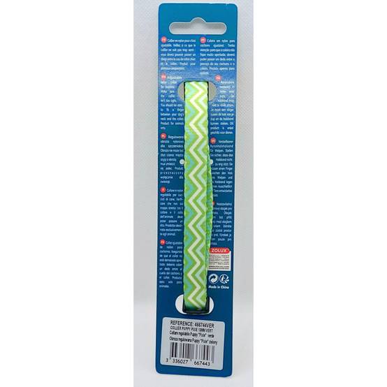 Zolux - Collier PUPPY PIXIE 13 mm 25 à 39 cm couleur vert pour chiots - Imagen 4
