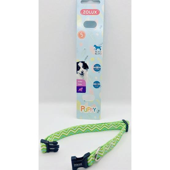 Zolux - Collier PUPPY PIXIE 13 mm 25 à 39 cm couleur vert pour chiots - Imagen 1